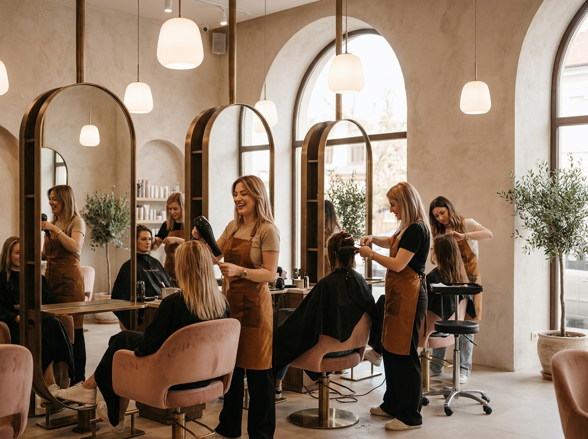 Tuns și coafat în salon Mariluss